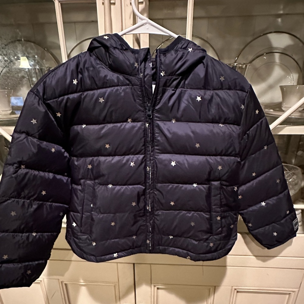 Gap Small Jacket; water resistance. Navy